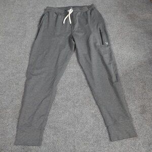 Vuori Pants Large Charcoal Heather Sunday Performance Jogger NEW